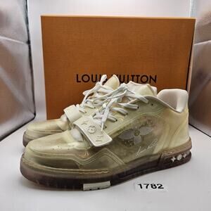 LOUIS VUITTON MEN'S 9 LV TRAINER 'TRANSPARENT' 1A98X5 BOX INCLUDED